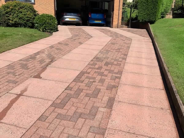 block paving clean bolton