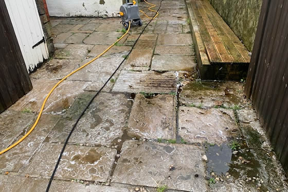 latest back yard clean in bolton