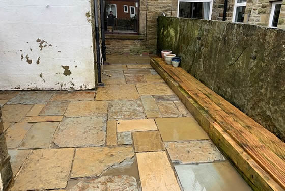 Garden Paving clean bolton