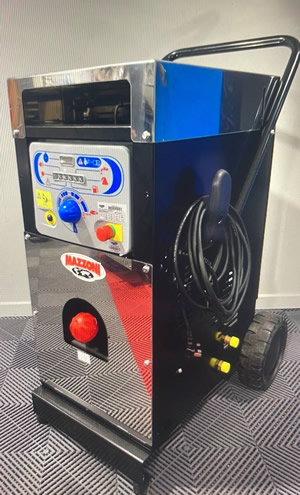 latest hot water cleaning machine used for driveway cleaning bolton